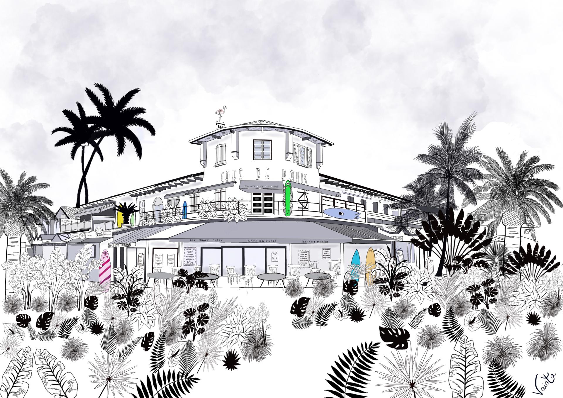 Le cafe de paris hossegor